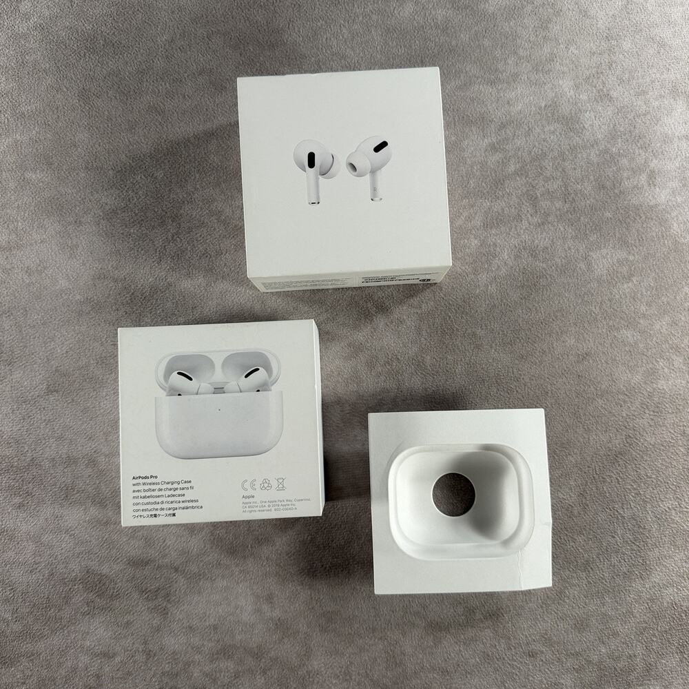BOX ONLY MWP22AM/A Airpods Pro with Wireless Charging Care A2083A2084 A2190